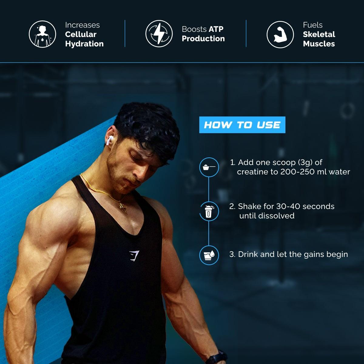 Wellcore - Micronised Creatine Monohydrate (100g, 33 Servings)