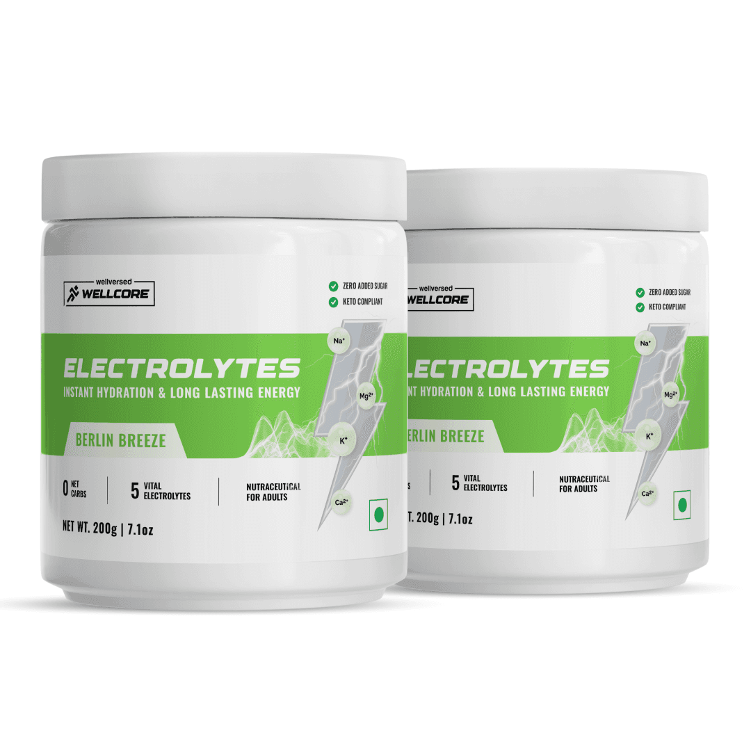 Wellcore - Electrolytes (2X200g, 80 servings)