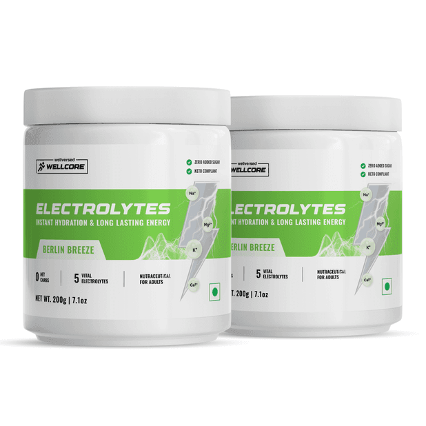 Wellcore - Electrolytes (2X200g, 80 servings)