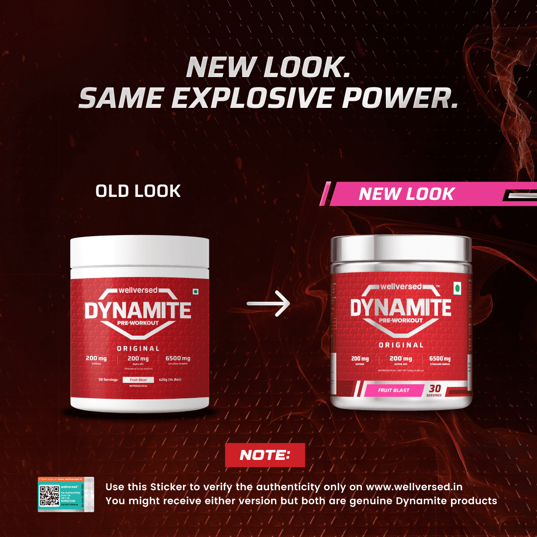 Dynamite Pre-Workout (420g, 30 Servings) | Fruit Blast