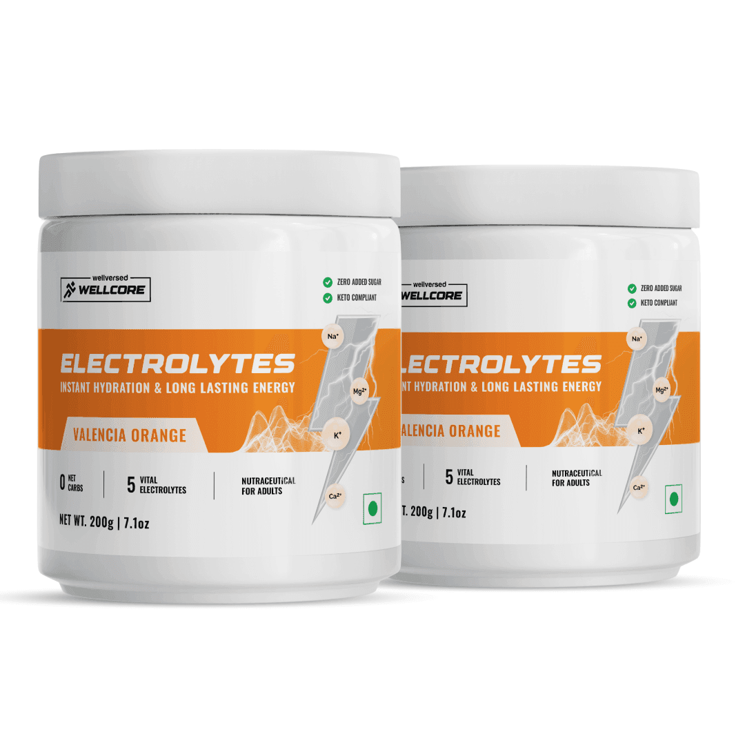 Wellcore - Electrolytes  - Orange - Zero Sugar Electrolyte Powder