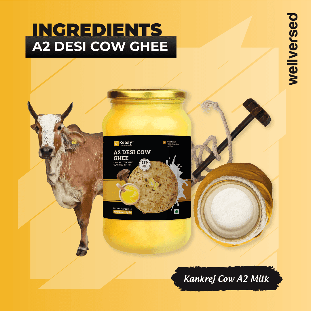 Ketofy - A2 Desi Cow Ghee (1kg)