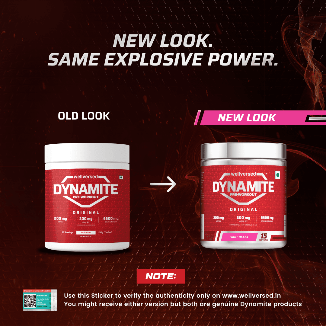 Dynamite Pre-Workout (210g, 15 Servings) | Fruit Blast