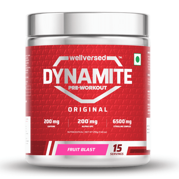 Dynamite Pre-Workout (210g, 15 Servings) | Fruit Blast