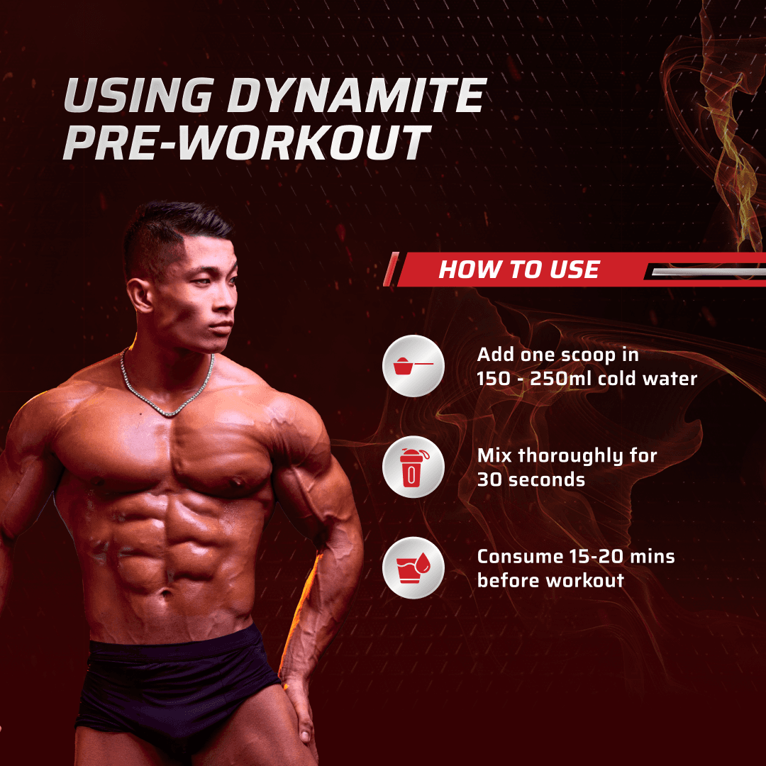 Dynamite Pre-Workout | Valencia Orange - (420g, 30 Servings)
