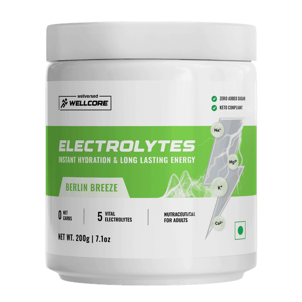 Wellcore - Electrolytes | Berlin Breeze | 200g, 40 Servings