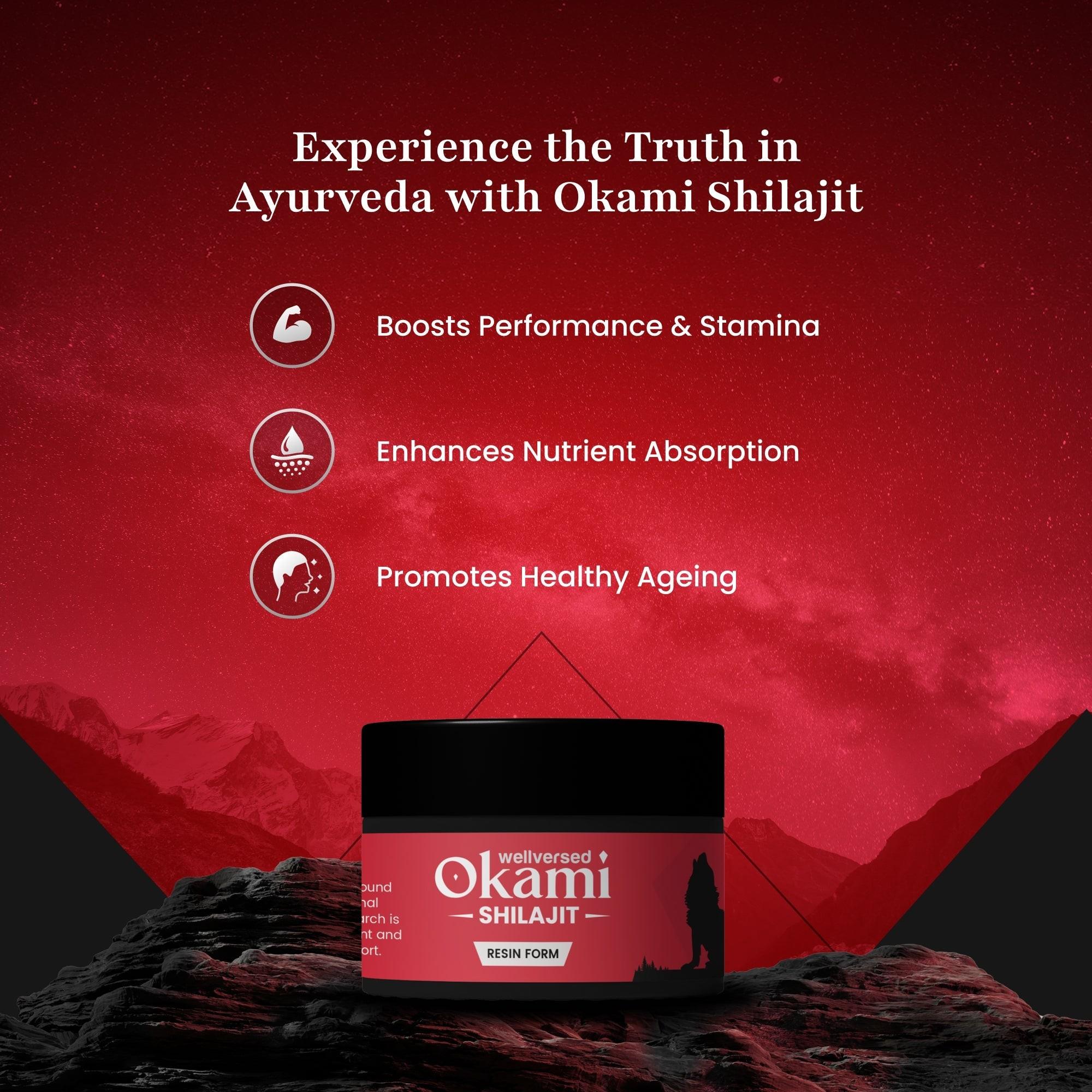 Dynamite Pre-Workout (210g, 15 Servings, Valencia Orange) + Okami Shilajit Resin (20g)