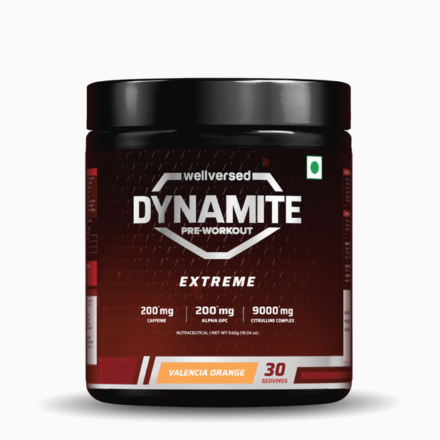 Dynamite Pre-Workout EXTREME (540g, 30 Servings) | Valencia Orange