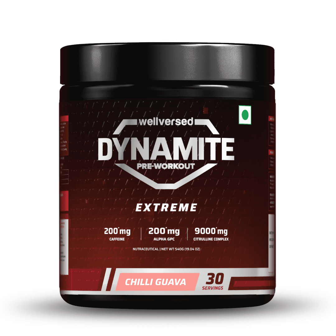 Dynamite Pre-Workout EXTREME (540g, 30 Servings) | Chilli Guava