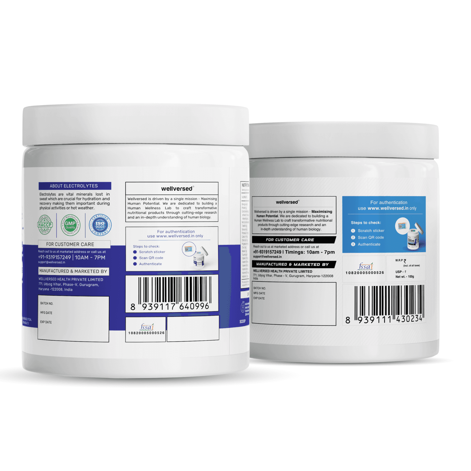 OSMO - Electrolytes (45 Servings, Valencia Orange) + Wellcore Micronised Creatine Monohydrate (33 Servings, Unflavoured)