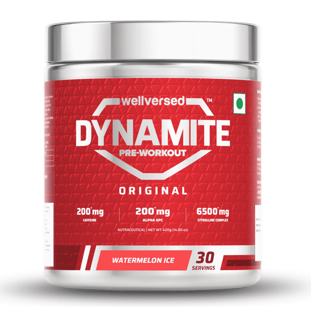Dynamite Pre-Workout (420g, 30 Servings) | Watermelon Ice