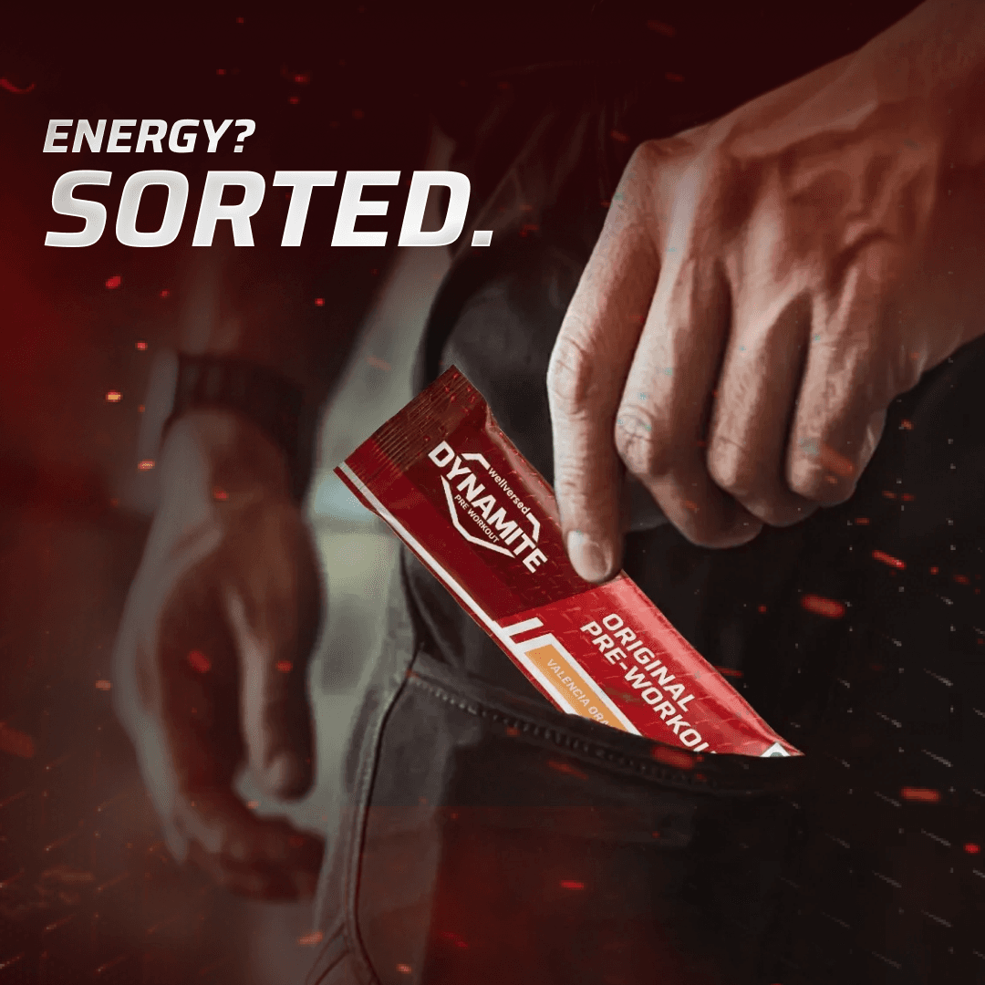 Dynamite Original Pre-workout Sachets (Pack of 8, Assorted Flavours)