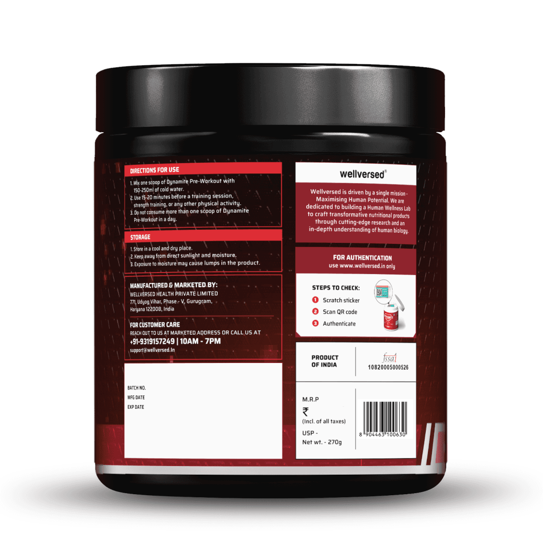 Dynamite Pre-Workout EXTREME (270g, 15 Servings) | Chilli Guava