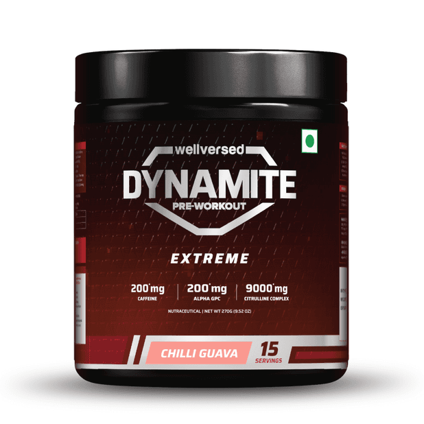Dynamite Pre-Workout EXTREME (270g, 15 Servings) | Chilli Guava