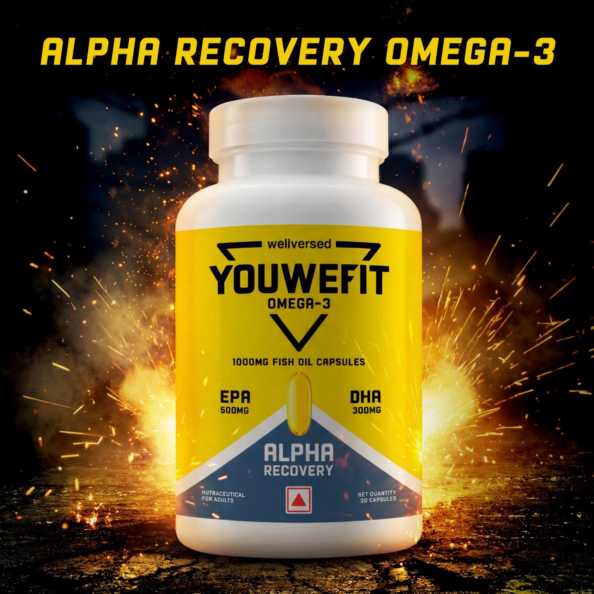 YouWeFit Omega-3 Alpha Recovery Capsules