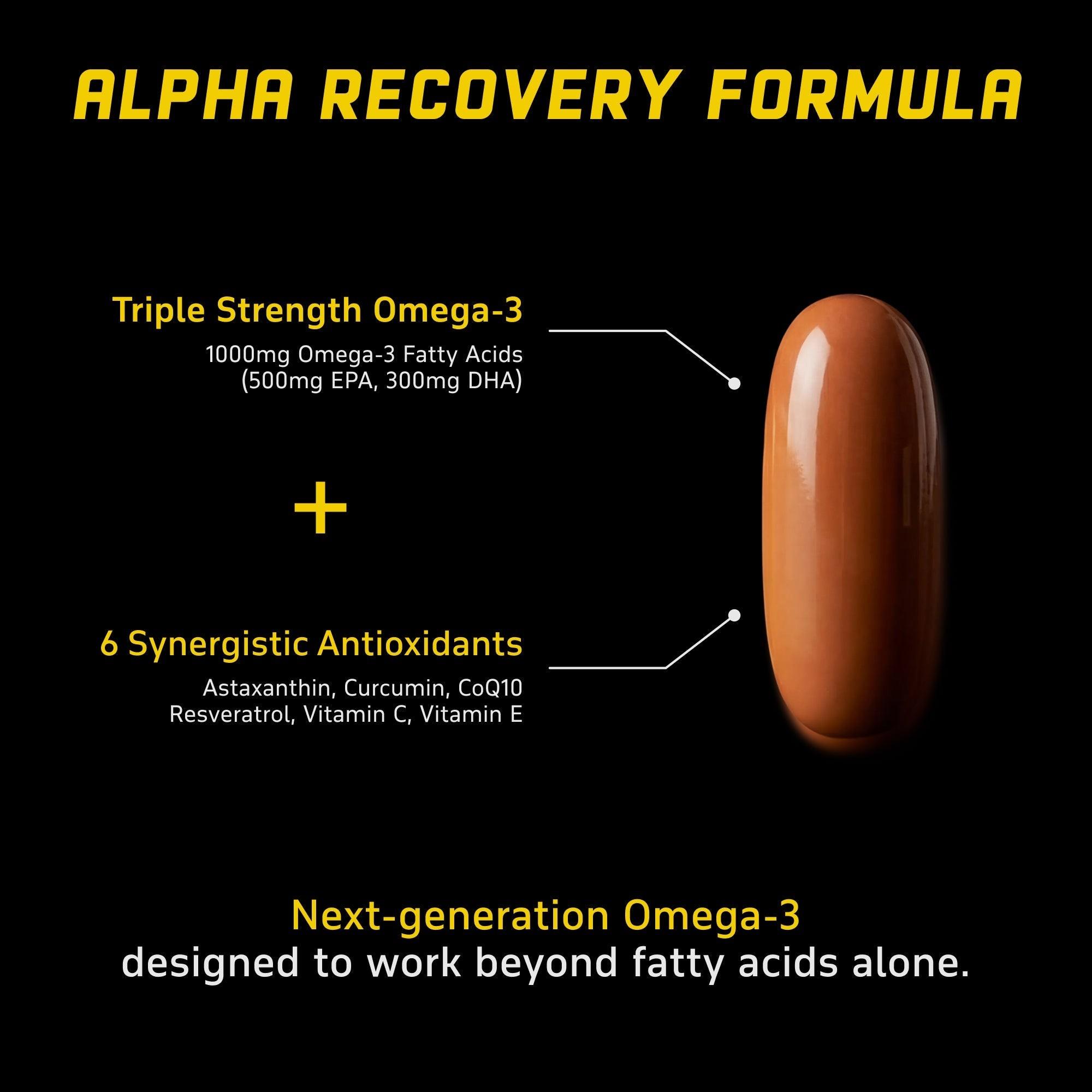 YouWeFit Omega-3 Alpha Recovery Capsules