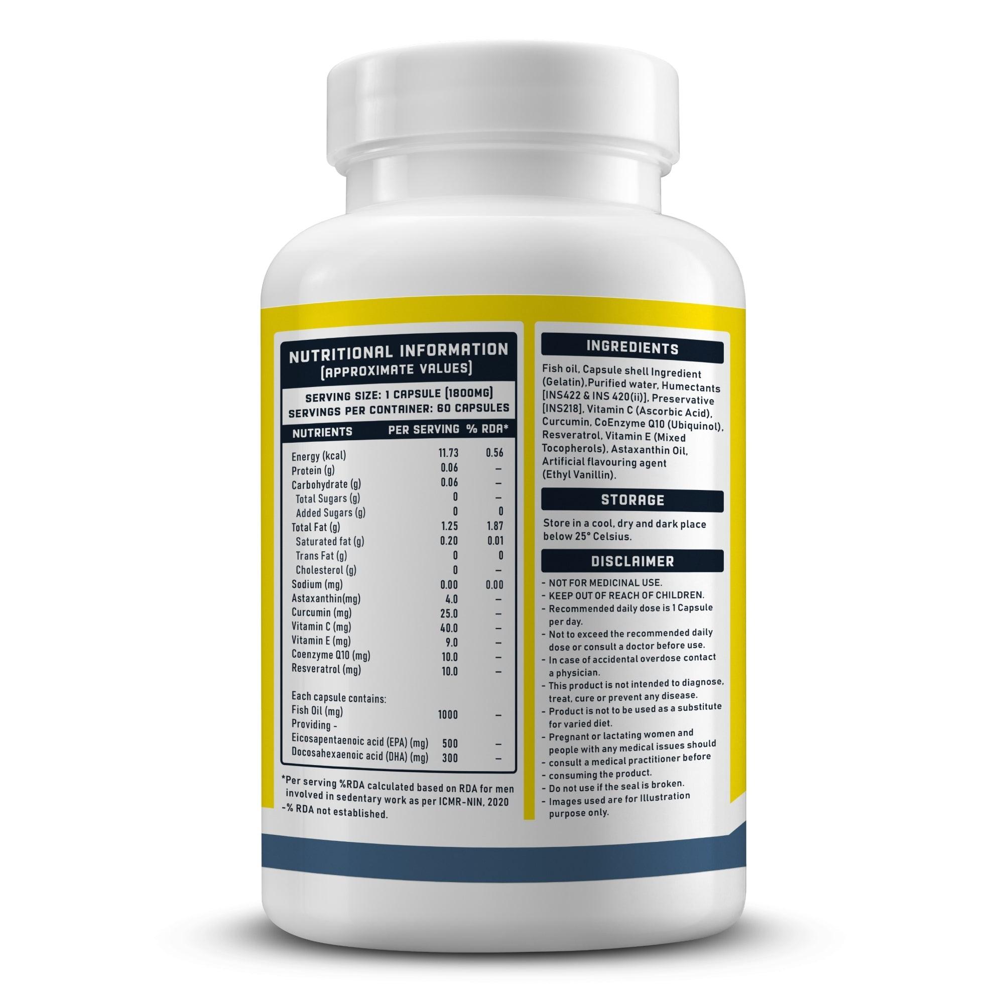 YouWeFit Omega-3 Alpha Recovery Capsules