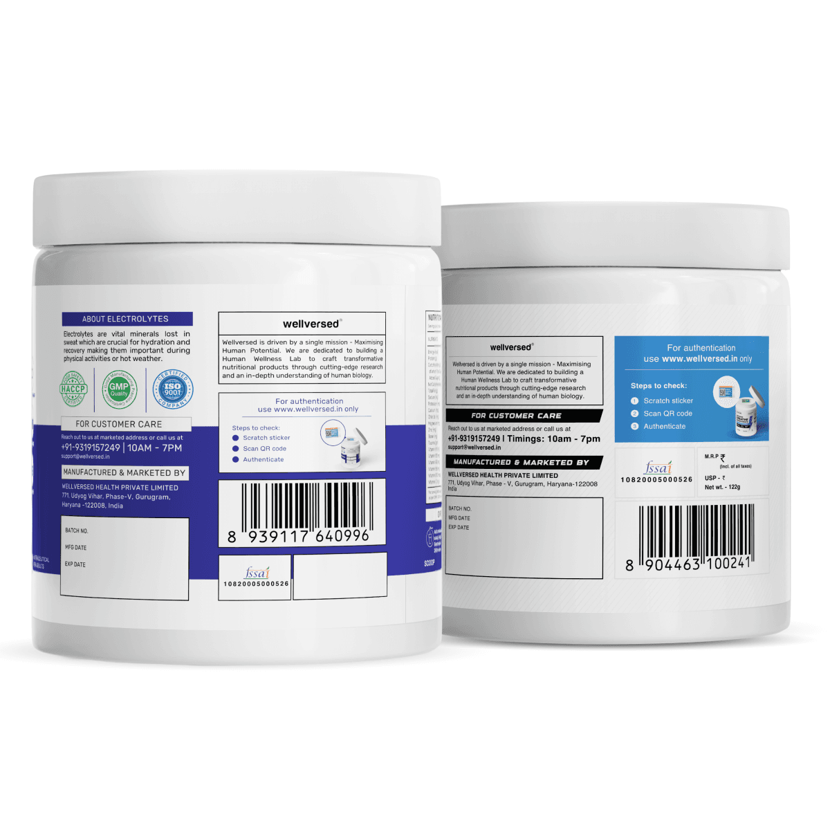 OSMO - Electrolytes (45 servings, Valencia Orange) +  Wellcore Creatine (33 Servings, Kiwi Kick)